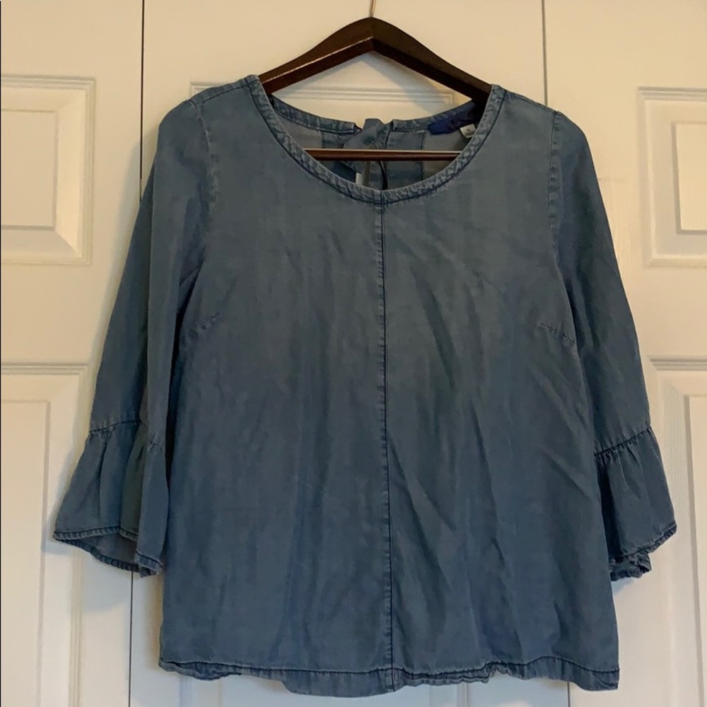 Blue Rain denim top